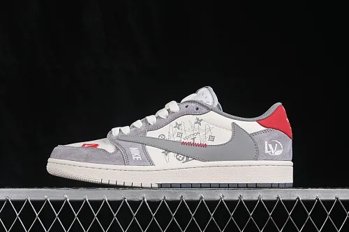 All categories Air Jordan Jordan series basketball shoes Air Jordan 1 Low High-end customized low-top sneakers Travis Scott x Fragment Design x Air Jordan 1 Low OG SP AJ1 Joe 1 joint model low-top cultural casual sneakers CW6688-119